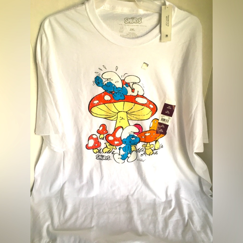 Smurfs Men's Graphic Tee shirt - Size 2X-Large NWT